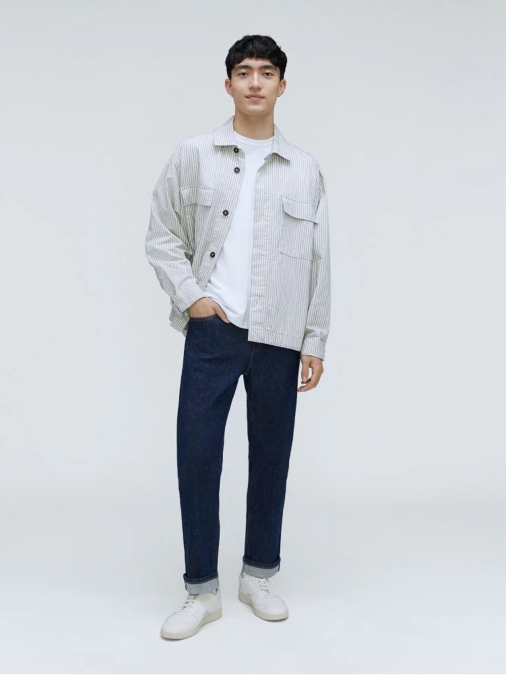 Everlane Straight Dark Blue Jeans